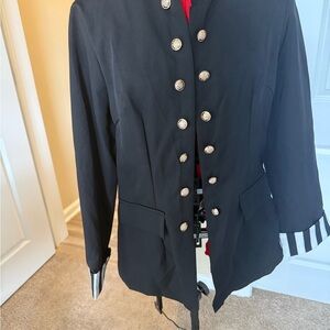 SHEIN Black Blazer with Silver Buttons